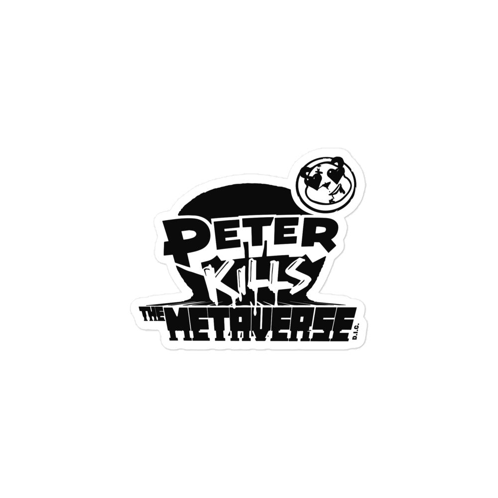 PETER KILLS STICKER