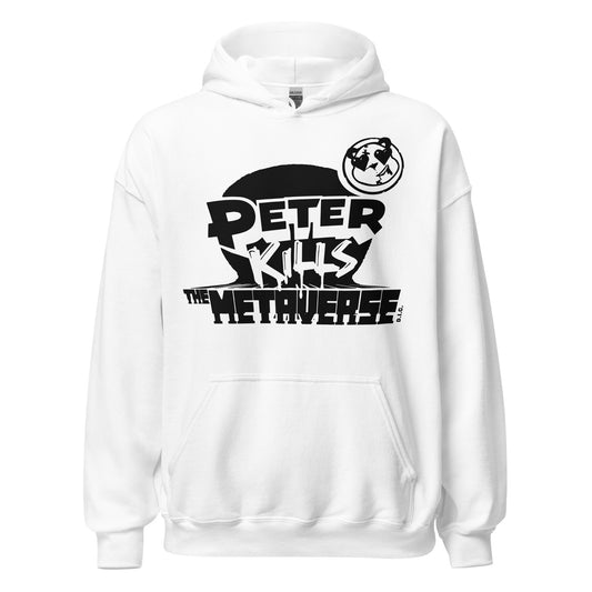 PETER KILLS - BLACK ON WHITE HOOD